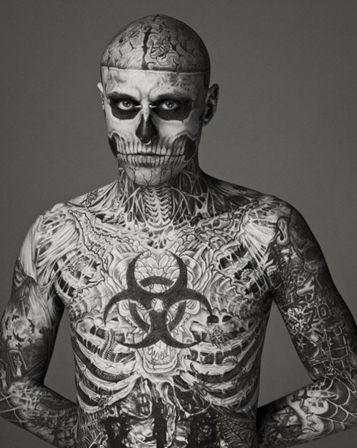 10 World's 10 Most Tattooed People