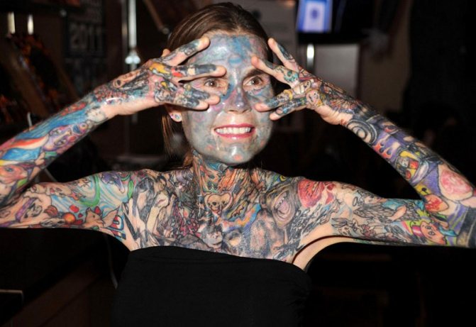The 10 Most Tattooed People in the World