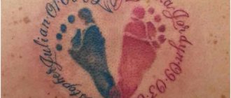 60 baby foot and footprint tattoos