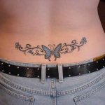 Butterfly is a beautiful tattoo for a girl