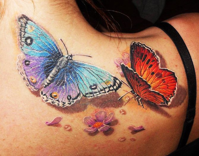 tatuaggio della farfalla