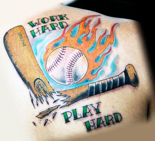 Tatuaggio di baseball