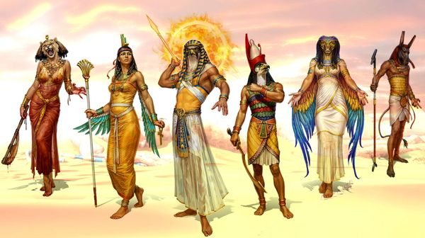 the gods of egypt what do they look like