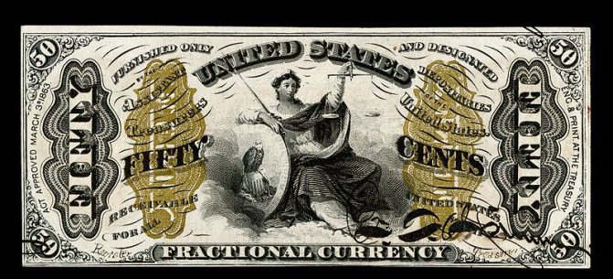 Goddess Themis on American Dollar