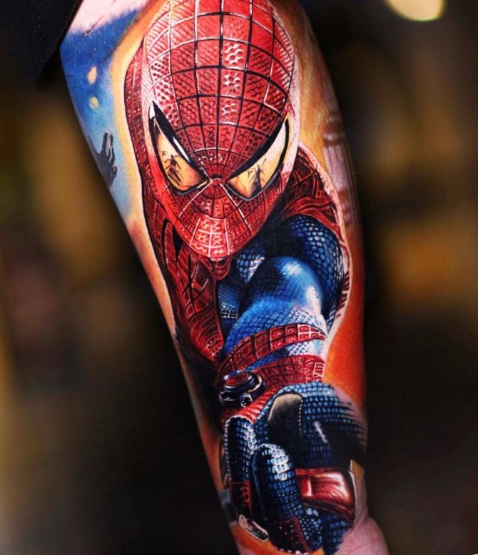 Big Spider-Man Tattoo