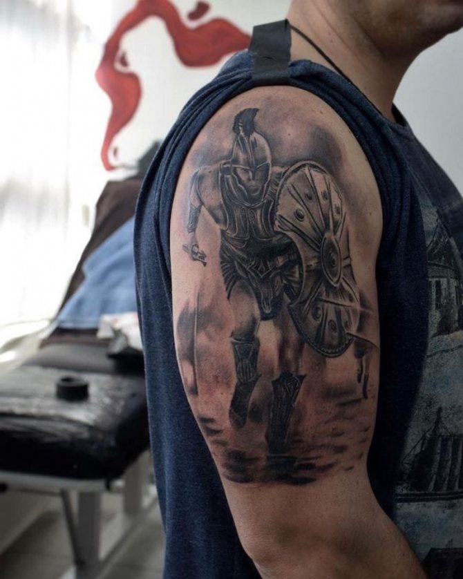 what does the tattoo Spartan mean