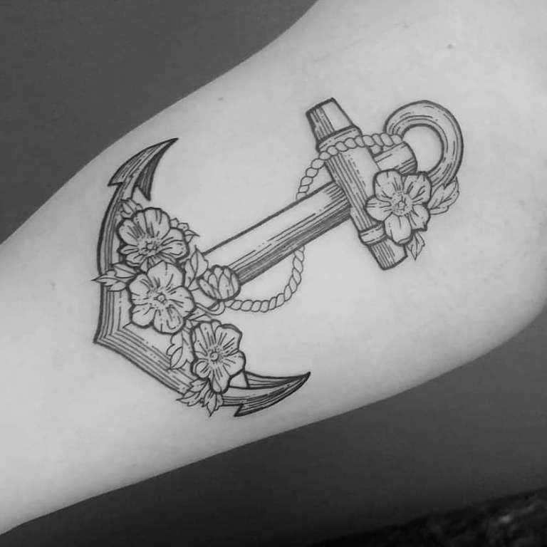 Anchor tattoo on a girl means