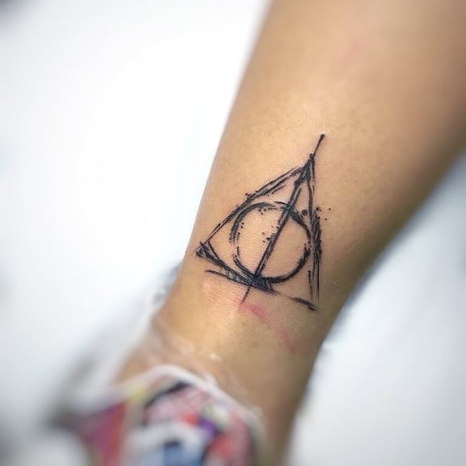 What does tattoo triangle mean