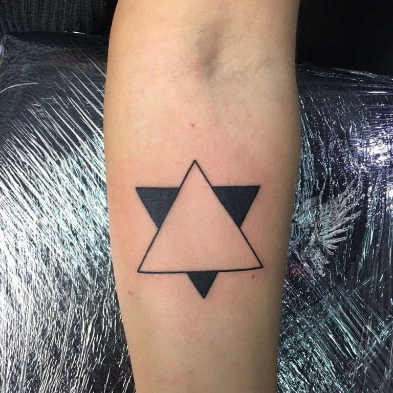What does triangle tattoo mean