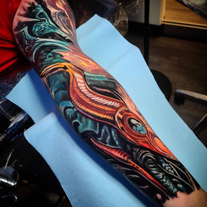 color realism tattoo