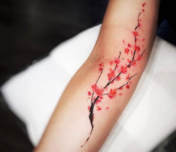 Cherry Blossoms on Your Arm