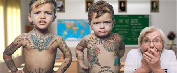 It is forbidden for children to get tattoos.