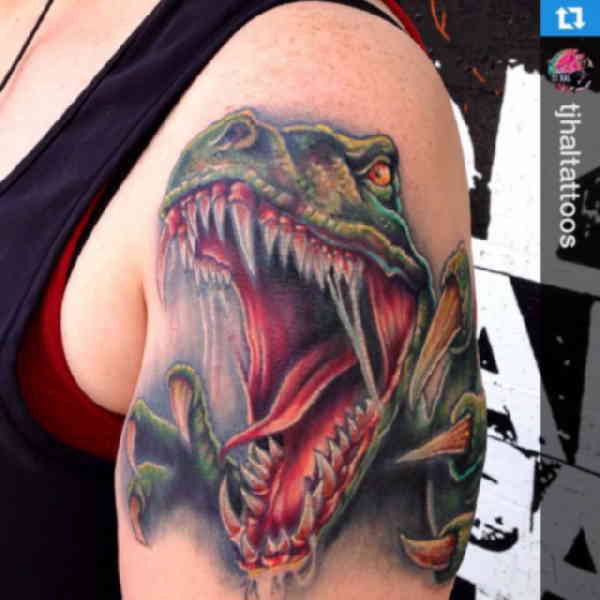 Dinosaur tattoo