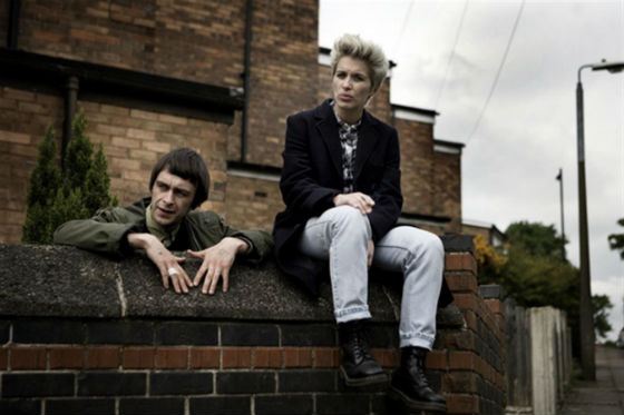 Joseph Gilgan and Vicky McClure (still from This Is England)