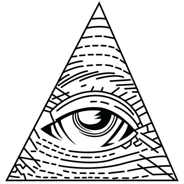 Pyramid Eye tattoo sketch