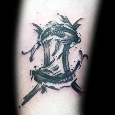 Sketch tattoo - the sign of the zodiac fish