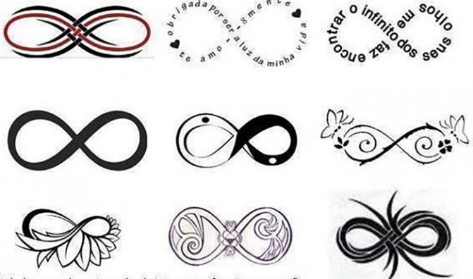 Sketches of tattoos for girls on the arm. Small inscriptions, flowers, geometry, bracelet