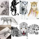 Jaguar Tattoo Sketches