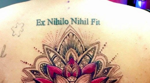 Ex nihilo nihil fit foto tattoo tattoos