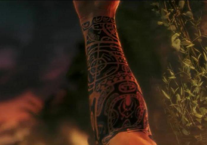 far cry 3 tattoo on right arm