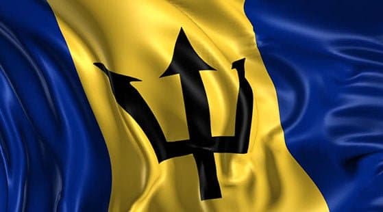 Barbados flag Poseidon