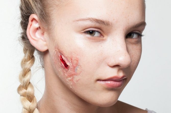 Halloween Makeup Scars