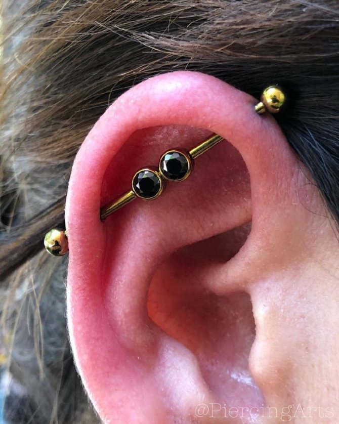 industrial ear piercing