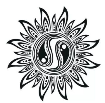 Sun symbol image