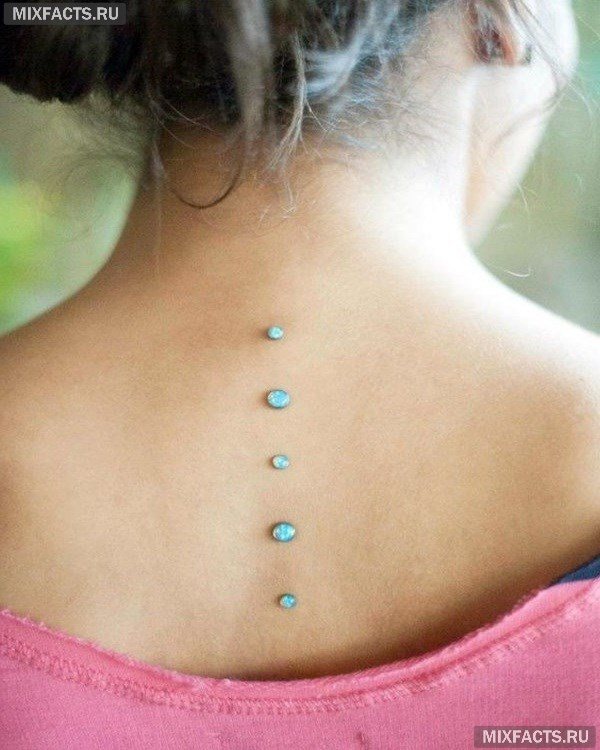 How to pierce the neck - types of piercing and photos