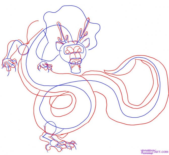 How to draw a traditional Chinese Dragon. *