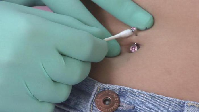 How to pierce the belly button at home