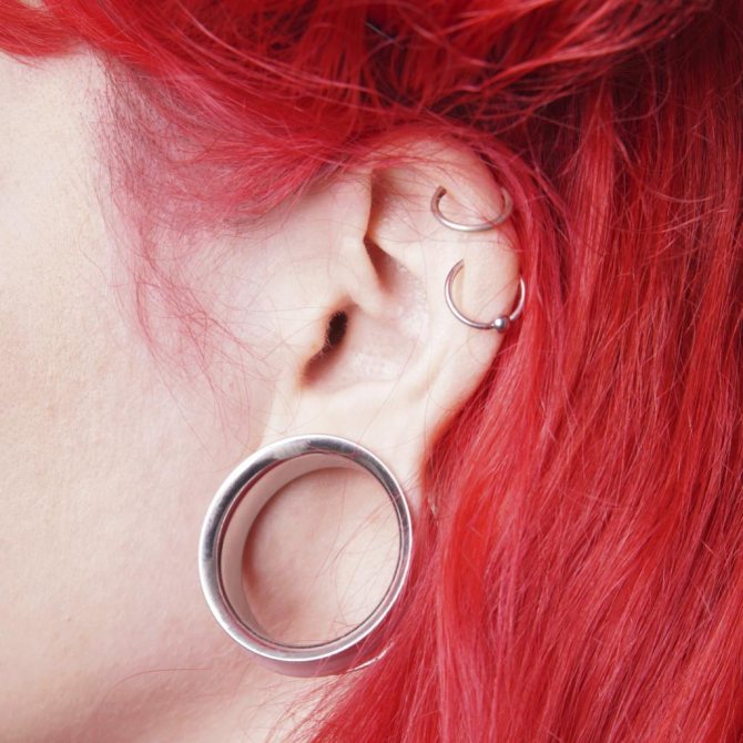 how to reattach ear holes