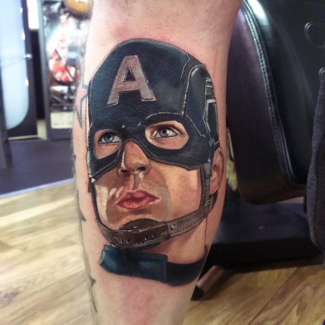 Captain America in the Mask