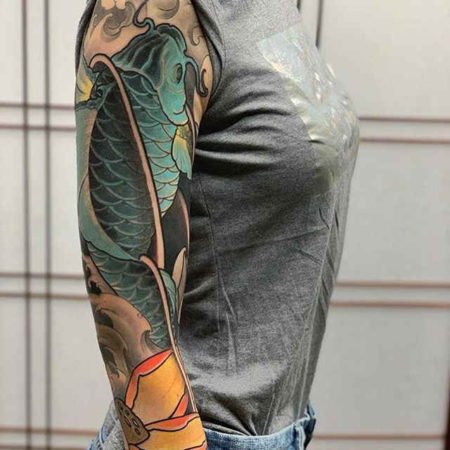 Carp Tattoo Sleeve