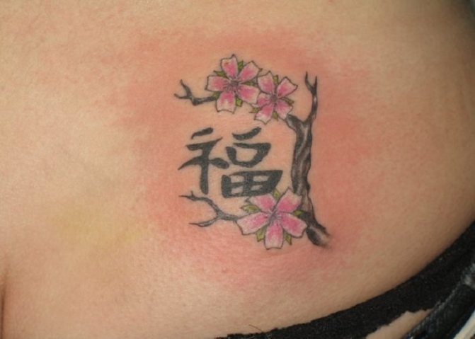 Chinese character for luck