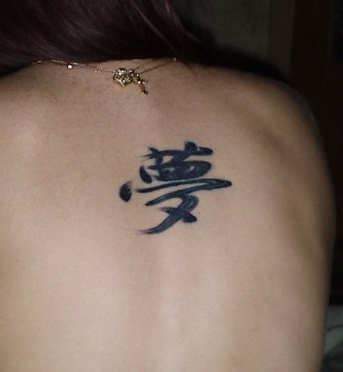 Chinese character for dreams, daydreams