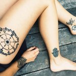 Wheel of Fortune tattoo. Meaning, designs for girls, photos