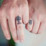 Beautiful double tattoos for lovers