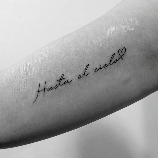 Beautiful phrases in Spanish for tattoo translation
