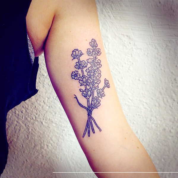 Lavender tattoo
