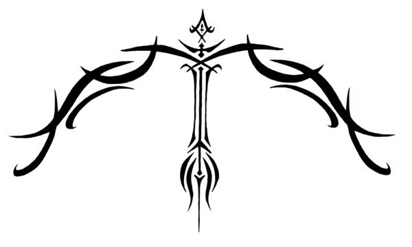 The bow with arrow - happiness in personal life, overcoming difficulties