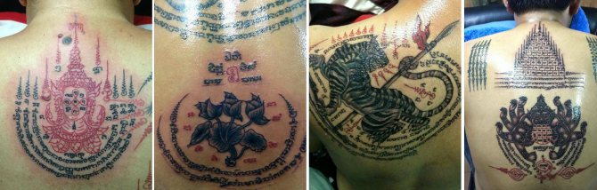 Tatuaggio magico Sak Yant di Pattaya