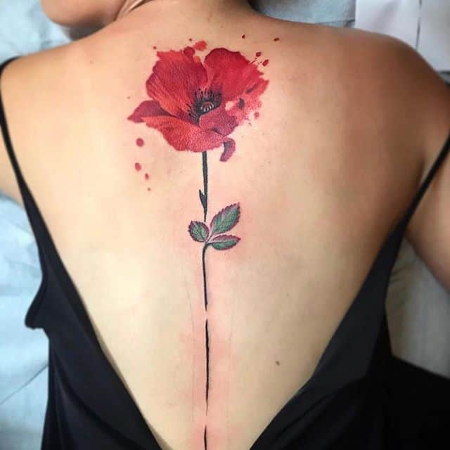 Mac Tattoo on the spine