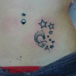 A little tattoo with stars