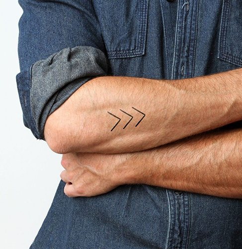 Small male tattoos for guys. Sketches, photos