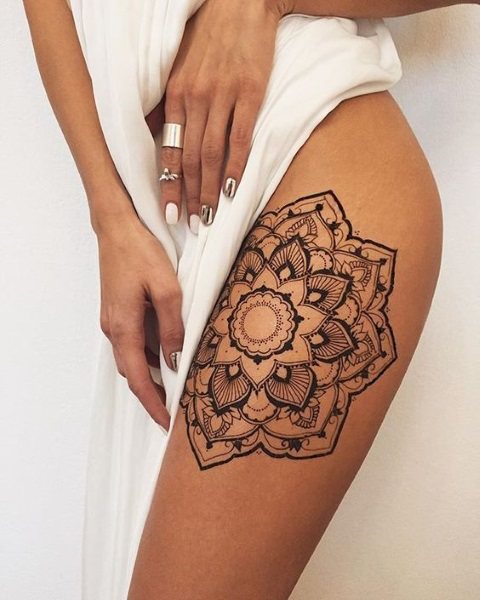 Mandala tattoo: what it is, features, meaning, how it affects life, where to do