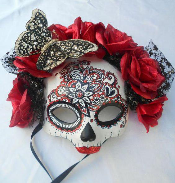 Mask Mexican skull female
