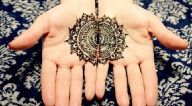 Mehendi on your hands: Meaning
