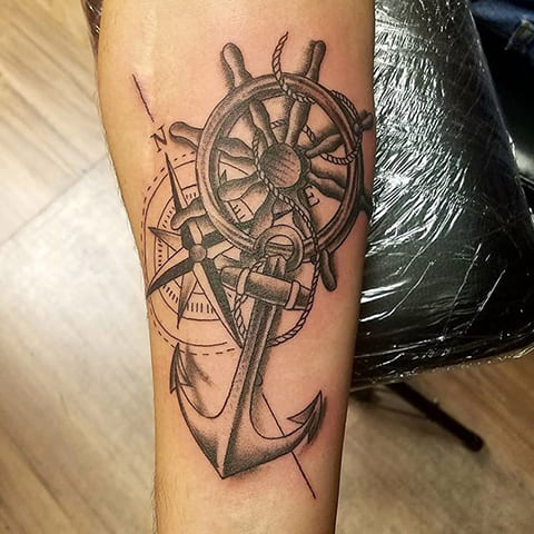Sea Anchor Tattoo