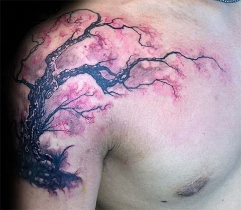 Japanese Japanese tattoo on shoulders